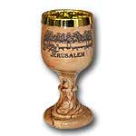 Olive Wood Communion Cup