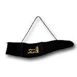 Shofar Bag. Black Velvet with Jerusalem Embroidery