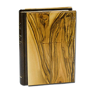 The Holy Bible - English, Olive Wood Cover