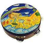 Noah's Ark Tambourine by Israeli artist Yair Emanuel