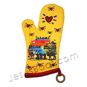 Israel Scenes Oven Mitt