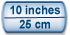 10 inches