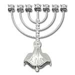 Silver Plated Menorah