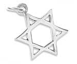 Sterling Silver Star of David Pendant