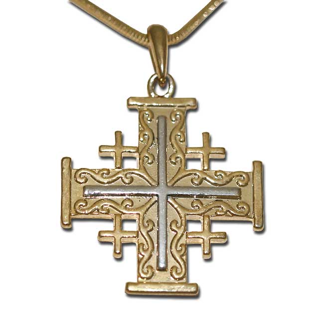 Jerusalem Cross Pendant.