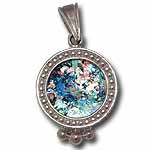 Roman Glass Pomegranate Pendant