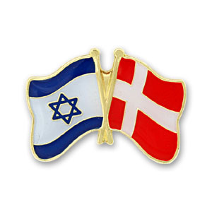 Denmark-Israel Lapel Pin