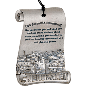 Aaronic Blessing Pewter Wall Plaque