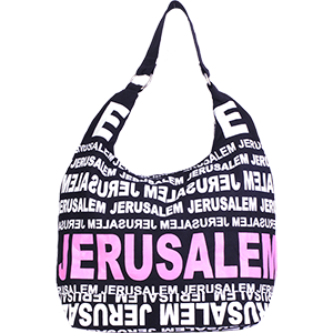 City Hobo Bag with Jerusalem White/Pink Matte