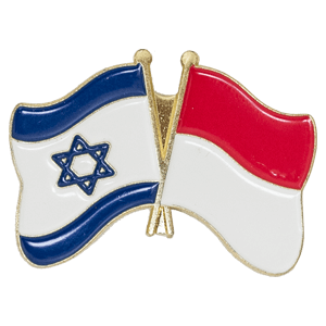 Indonesia-Israel Lapel Pin