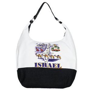 Israel Map Hobo Bag