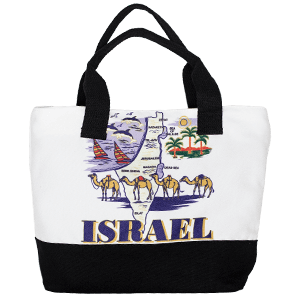 Israel Map Tote Bag