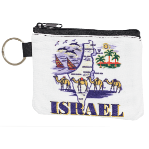 Israel Map Coin Purse