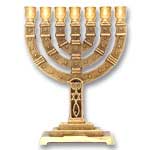 Grafted In Brass Menorah