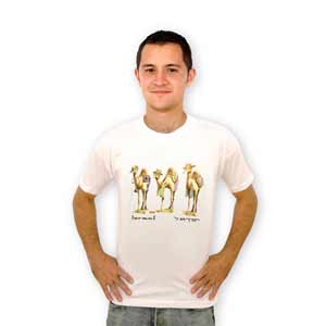 Camiseta de camellos turistas 