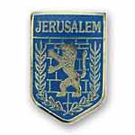 Anstecknadel mit Wappen Jerusalems