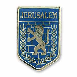 Anstecknadel mit Wappen Jerusalems