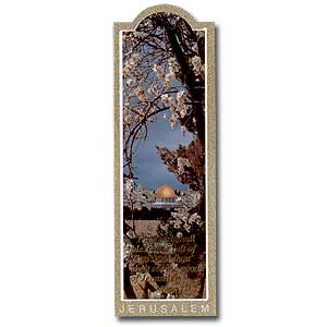 Blossoms in Jerusalem Bookmark