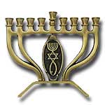 Hanukkah Menorah. Grafted In Nine Branch Menorah for Hanukkah. Brass ...