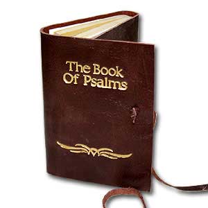The Book of Psalms - Hebrew/English, Leather Case