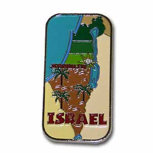 Israel Map Magnet