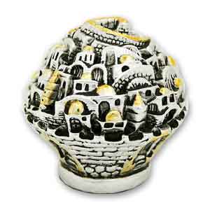 Vista de Jerusalen .Estatuilla.