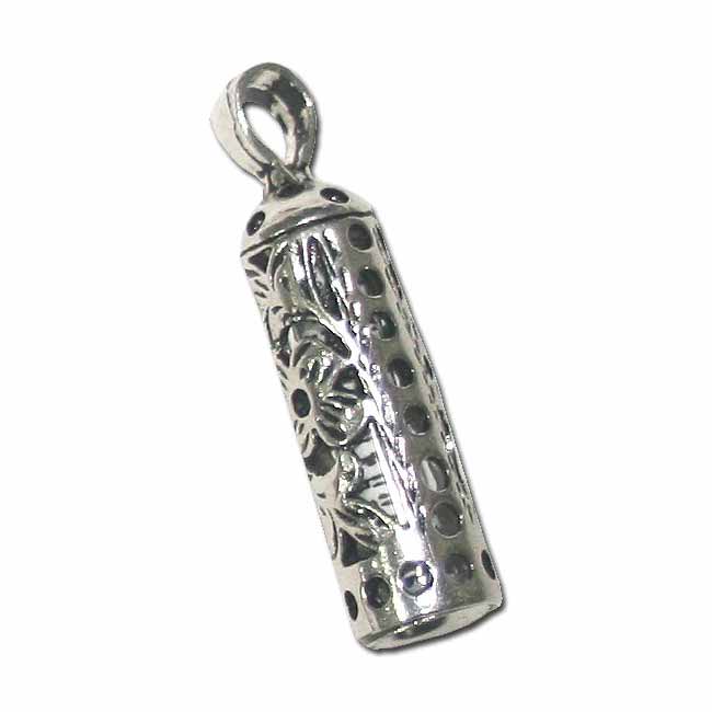 Mezuzah Pendant. Sterling Silver Jewish Pendant The Mezuzah is a