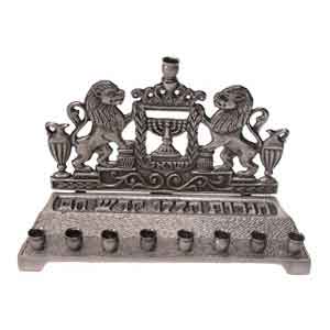 Lion of Judah Hanukkah Menorah