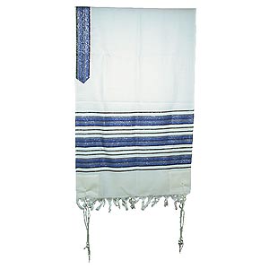 "Carmel" Tallit aus purer gewobener Wolle