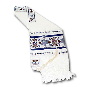 Prayer Shawl. Chai Tallit.