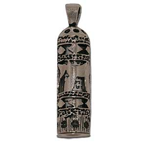 Mezuzah Amulet. Chai.