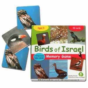Memory Game. Birds of Israel.