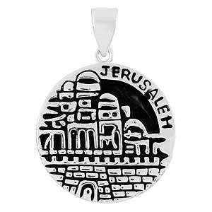 Gold-filled Old City of Jerusalem Medallion
