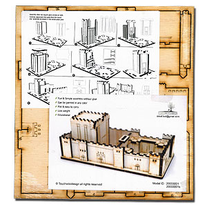 Second Temple Wood Model