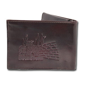 100% Genuine Leather Hand Made Wallet "Jerusalem"