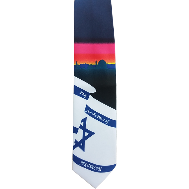 Israeli Flag Necktie