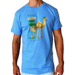 Camello con señal - camiseta