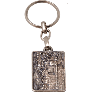 The Empty Tomb Pewter Keychain