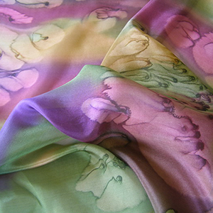 Muted Rainbow Galilee Silk Scarf