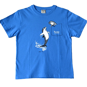 Remera Delfin en el Bolsillo para niños y niños pequeños