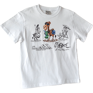  Remera Turistica de camellos para  para niños pequeños y niños
