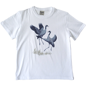 Camiseta para niños  grandes Two Cranes 