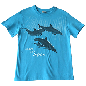Camiseta para niños grandes Save the Dolphins