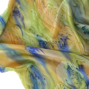 Jordan River Spring Galilee Silk Scarf