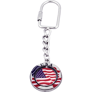 Israel and USA Keychain