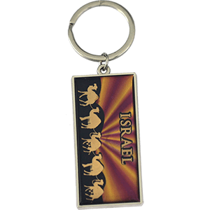 Israel Camel Train Keychain