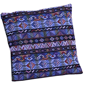 Armenian Blue Woven Cushion Case.