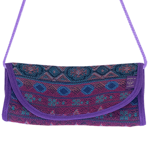 Folding clutch bag.