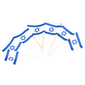 Israel Flag Toothpicks.