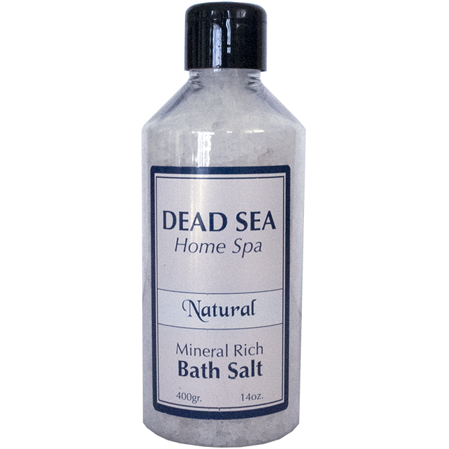 Dead Sea Bath Salt . Unscented. 400 gr e 14 oz